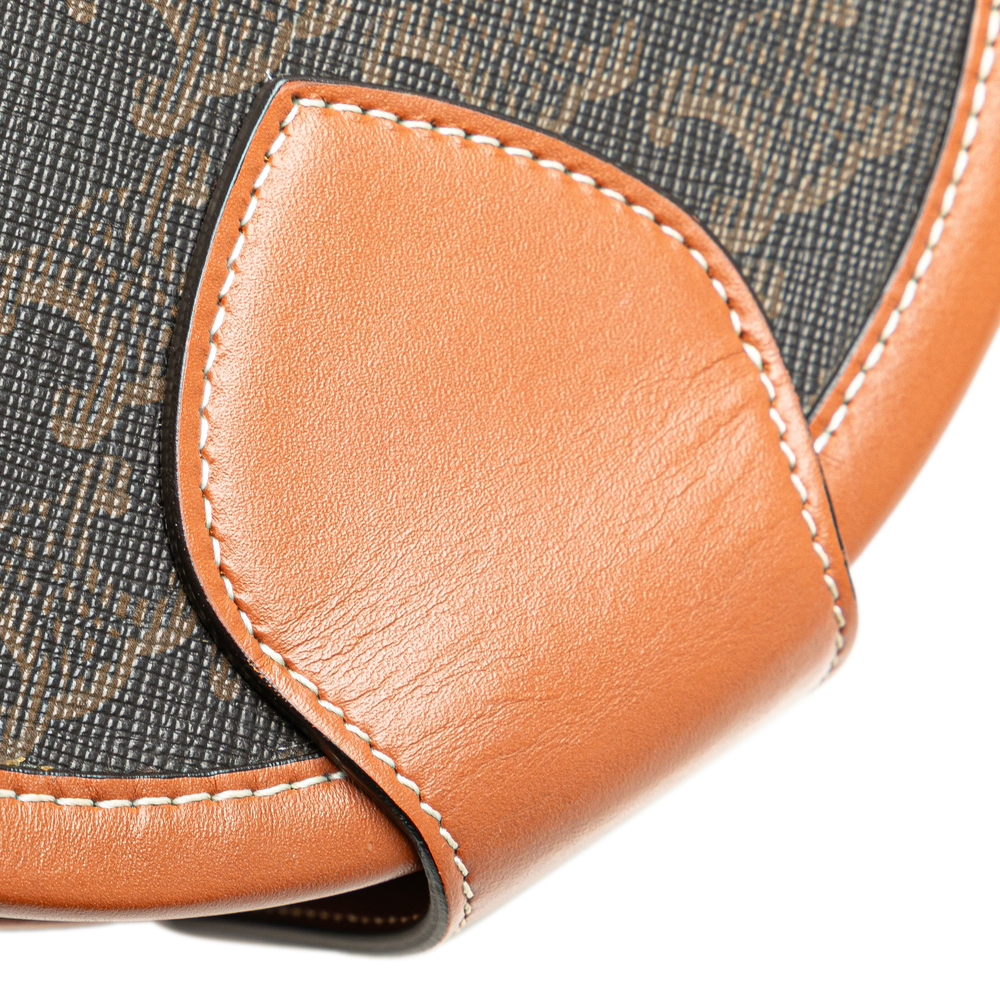 Pre-Loved Celine Medium Triomphe Coated Canvas Tambour Crossbody - Picture 9 of 12